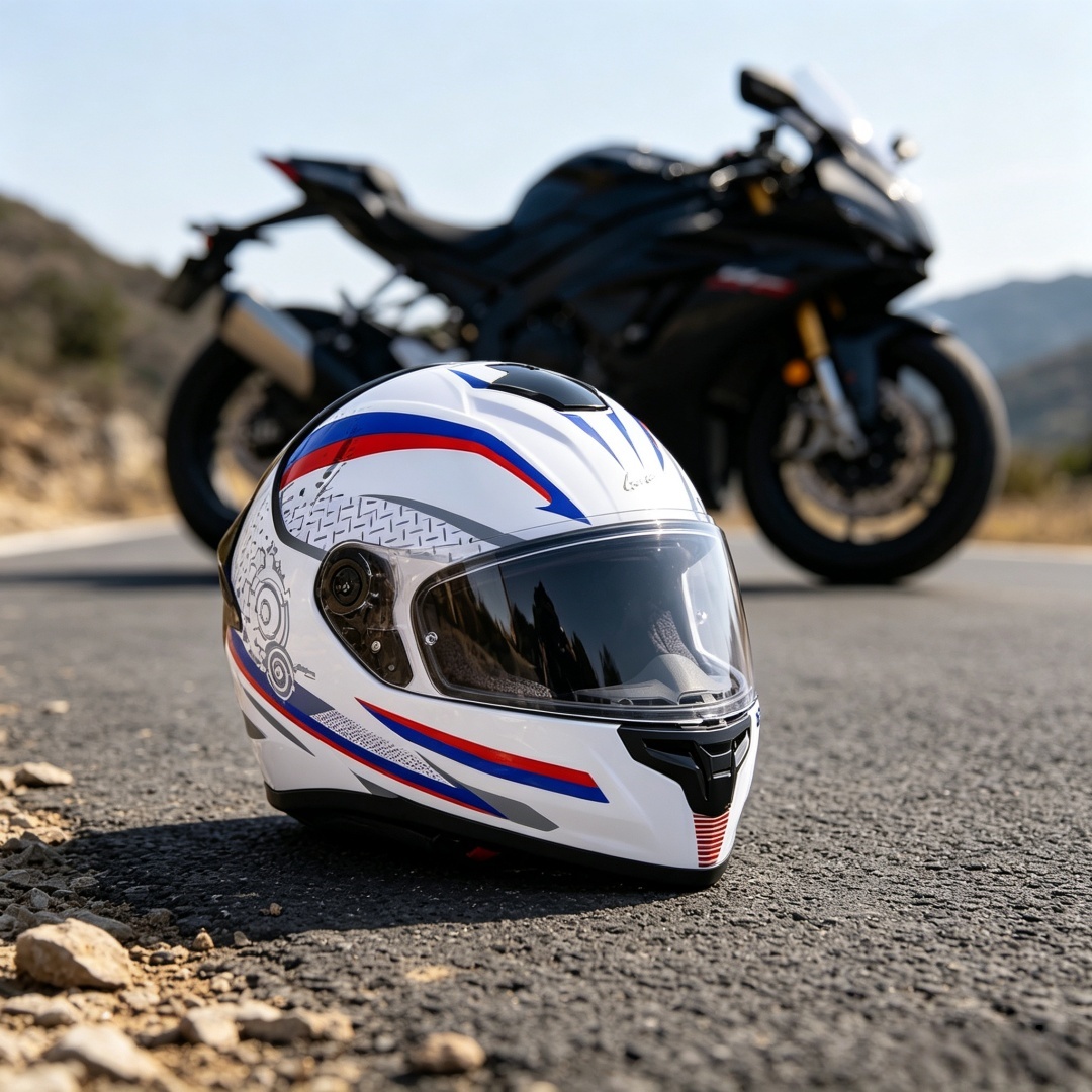 Mountain Biking Full Face Helmet - 男女兼用フルフェイスオートバイヘルメット DOT認証取得済み マウンテンロード オフロード 電動自転車 冬期ラリー