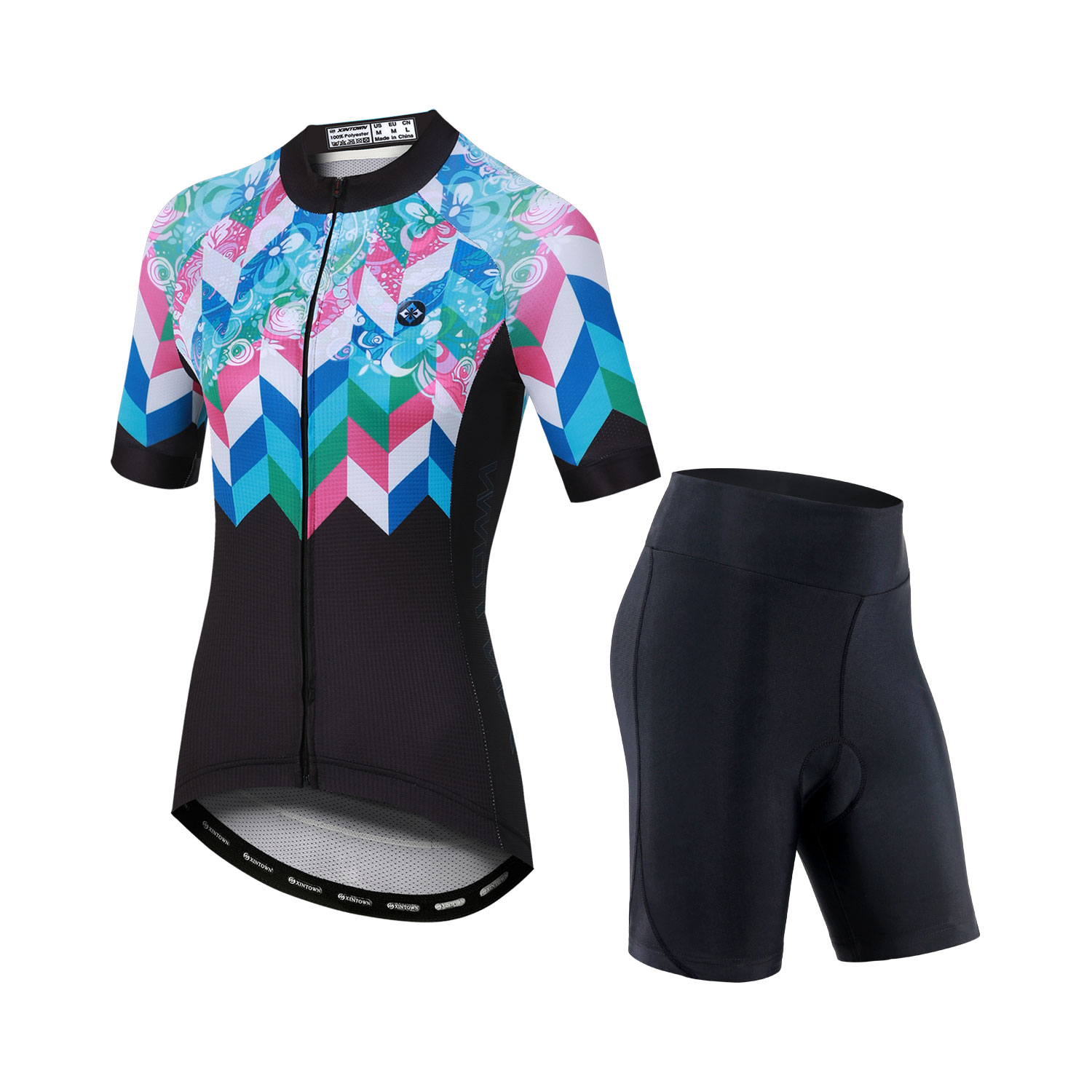 Mountain Biking Outfits Women - 新しいサイクリングジャージセット通気性生地ジャージ衣装女性のマウンテンバイク半袖セット速乾性サイクリングジャージ夏