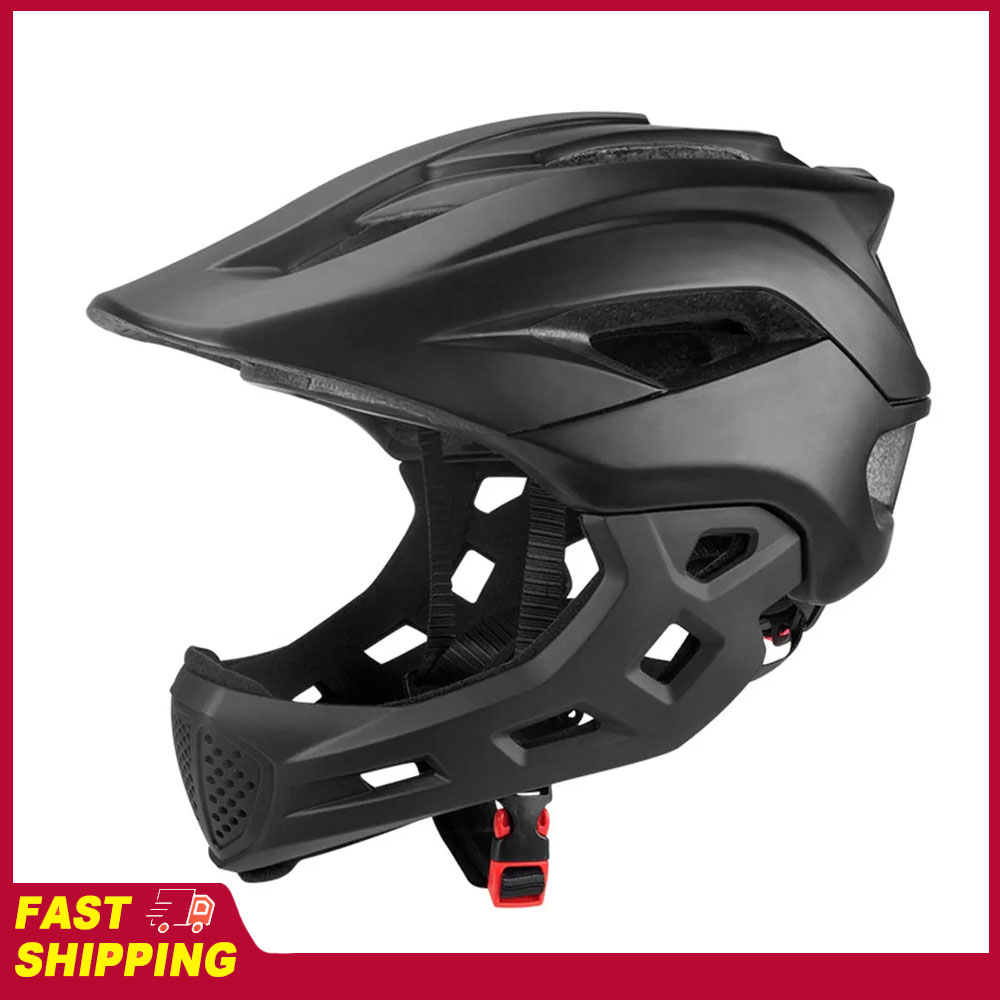 Mountain Biking Full Face Helmet - 2 in 1 キッズフルフェイスバイクヘルメット 子供用MTB BMX