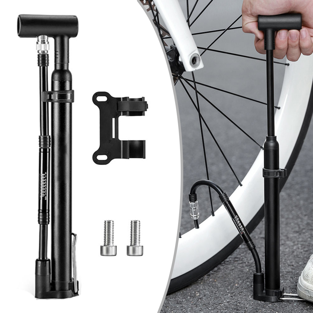 Mountain Biking Events - ロードバイク、マウンテンバイク用アクセサリー、携帯用自転車ポンプ、スポーツイベント用、約27.5cm、アルミ製自転車ポンプ、自転車アクセサリー