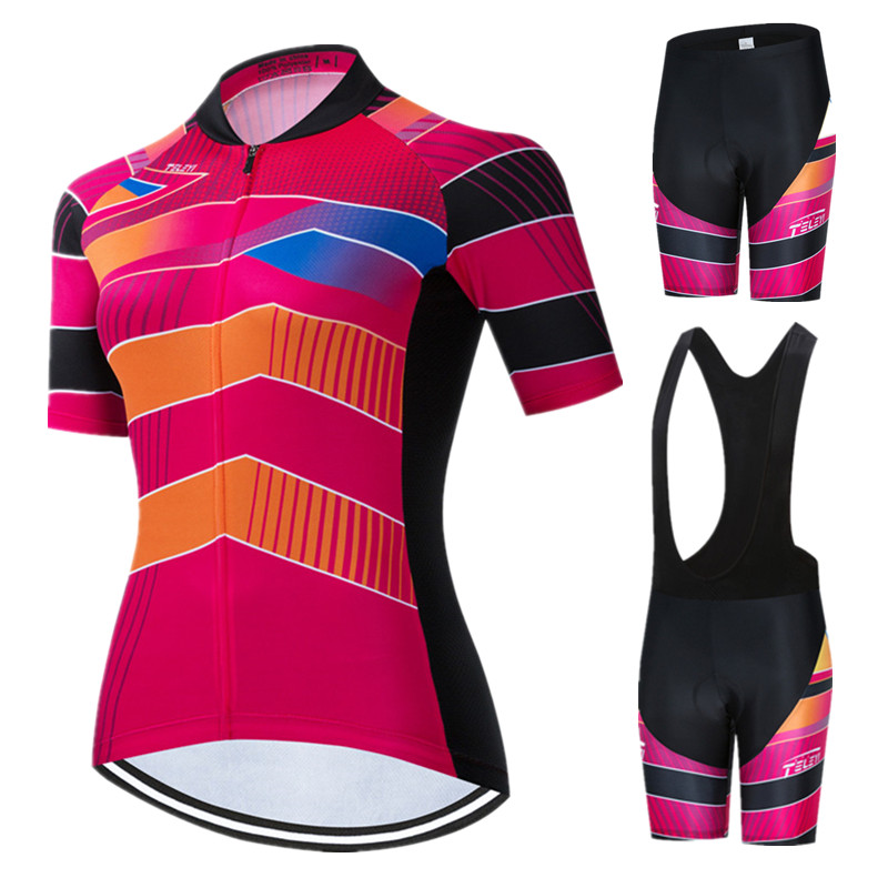 Mountain Biking Outfits Women - 女性用サイクリングウェアスーツ 夏用バイクジャージ ショートセット レディース自転車服 MTB ロードサイクリングキット