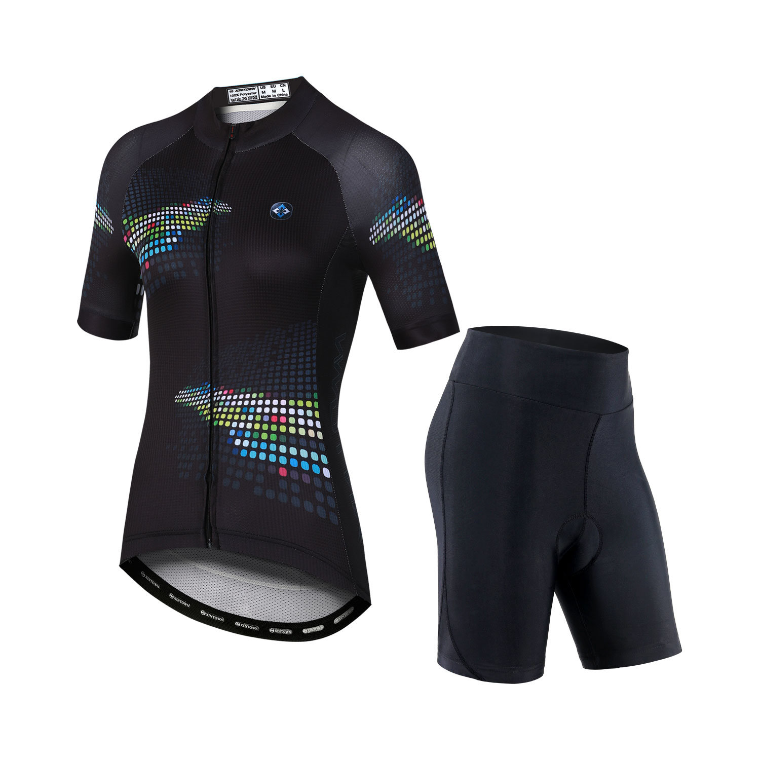 Mountain Biking Outfits Women - 女性のマウンテンバイク半袖セットスポーツサイクリングウェアサイクリング服速乾性と通気性のある生地ジャージ衣装