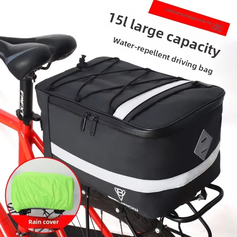 Mountain Biking Hip Pack - 8L/15L 自転車バックキャメルバッグマウンテンバイクリアバッグ、後部座席シェルフパック、自転車旅行防水バッグ、サイクリング用品