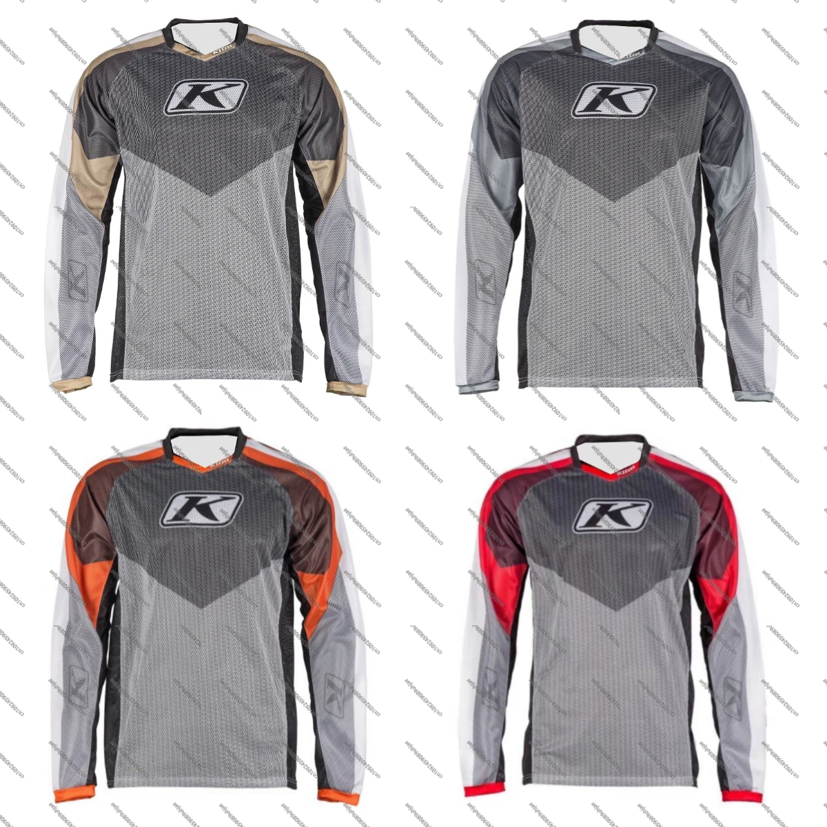 Mountain Biking Long Sleeve Shirt - Kltm-レトロなモトクロスジャージ,マウンテンバイクのサイクリングウェア,オートバイ,bmx,dh,mtb,長袖Tシャツ,自転車の服,夏