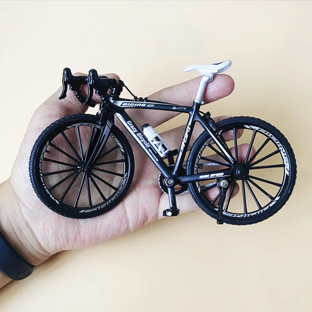 Mountain Biking Events - ミニフィンガーマウンテンバイクダイキャストモデル、合金自転車、シミュレーションコレクション、ダイキャストレーシング、男の子向けメタルバイクおもちゃ、10