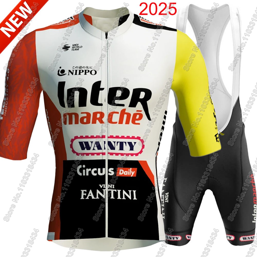 Mountain Biking Pants - Wanty サイクリングジャージ 2025 セット夏 BINIAM GIRMAY