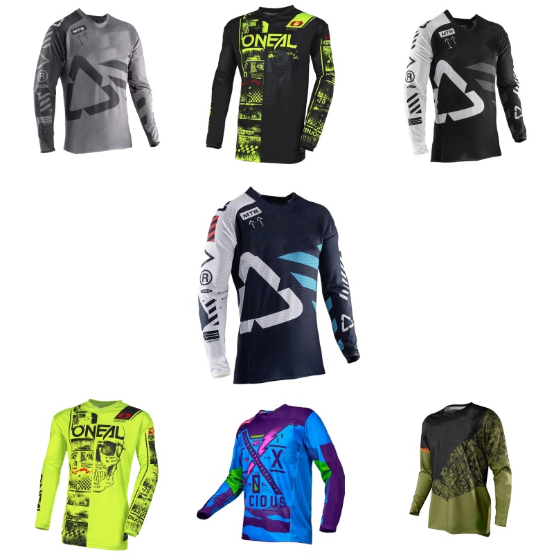 Mountain Biking Long Sleeve Shirt - サイクリングジャージ FOFING メンズサイクリングジャージ長袖ジャージマウンテンバイク MTB シャツロードライディングプロ自転車チーム服
