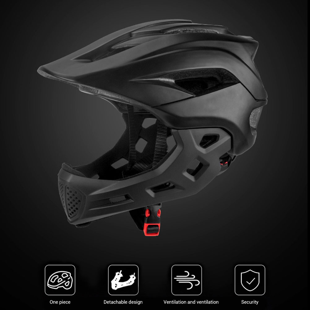2 in 1 キッズフルフェイスバイクヘルメット 子供用MT - Mountain Biking Full Face Helmet のレビューと価格