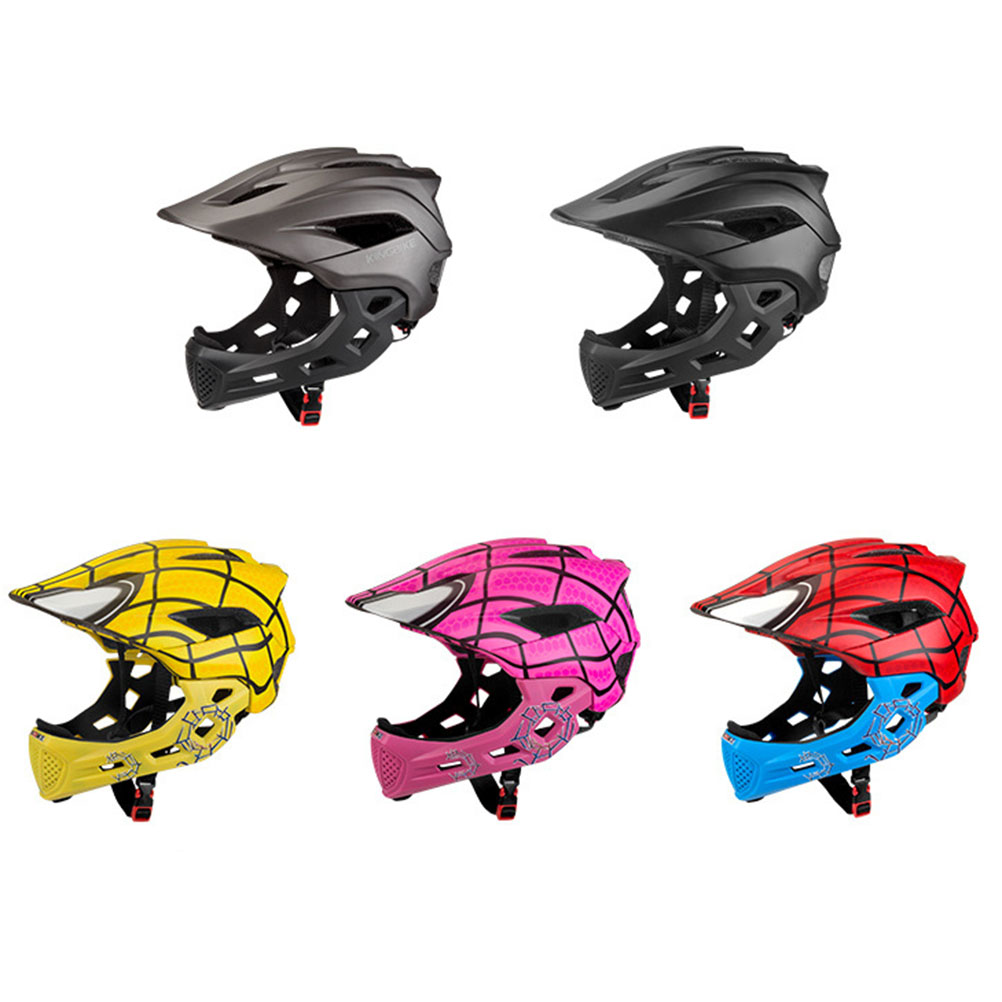 2 in 1 キッズフルフェイスバイクヘルメット 子供用MT - Mountain Biking Full Face Helmet のレビューと価格