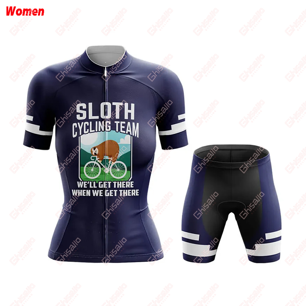 ナマケモノサイクリングポリエステルサイクリング服制服ジャージ - Mountain Biking Outfits Women のレビューと価格