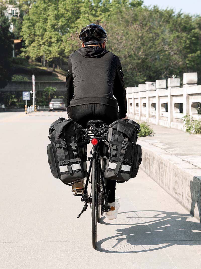 大容量マウンテンバイク用シングル/ダブルサイドキャリアバッグ - Mountain Biking Bag のレビューと価格