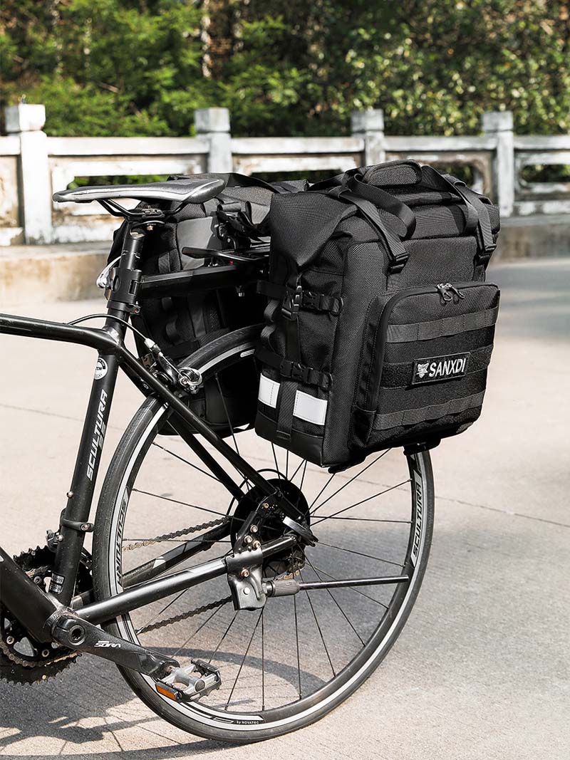 大容量マウンテンバイク用シングル/ダブルサイドキャリアバッグ - Mountain Biking Bag のレビューと価格