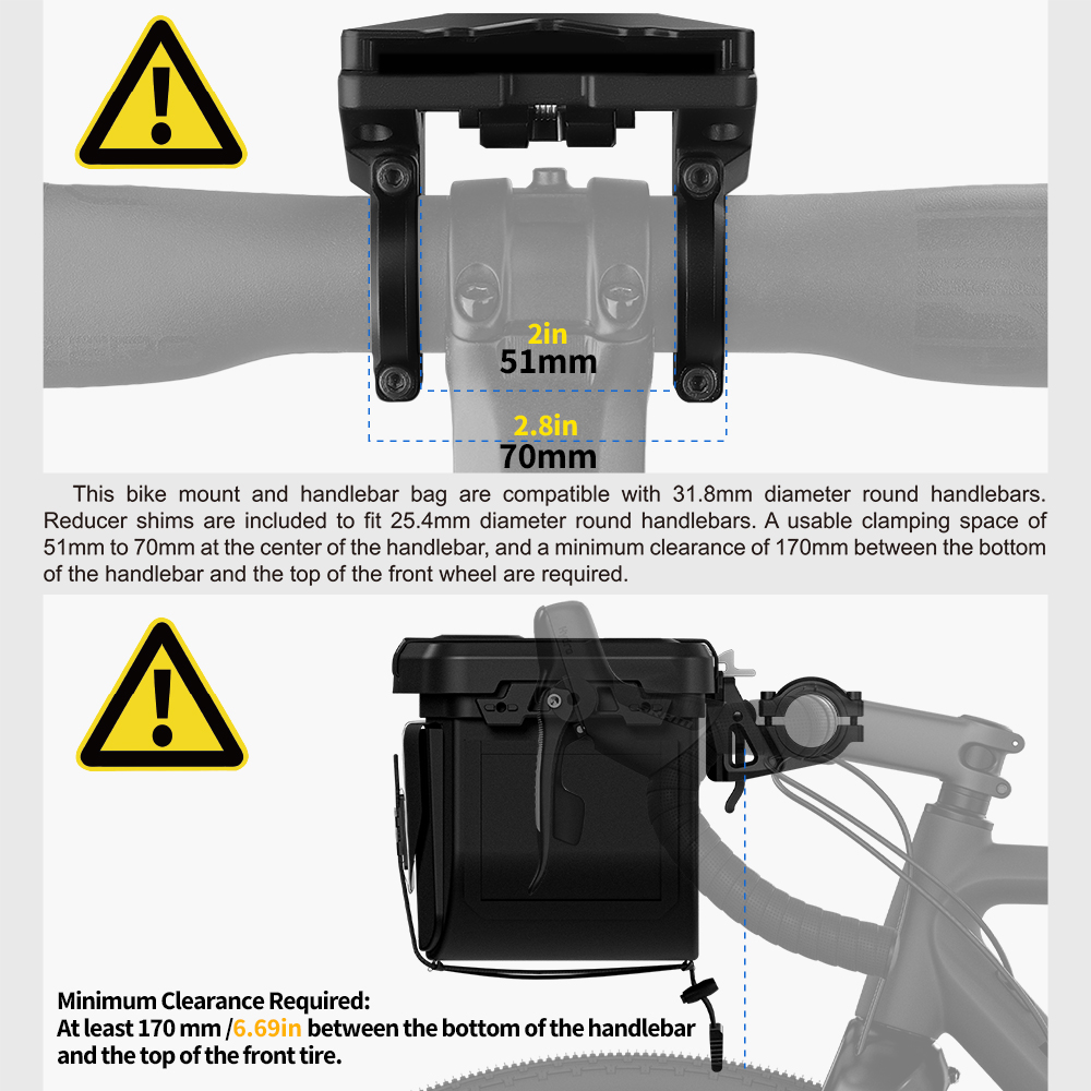 Rhinowalk 3.3L バイクハンドルバーバッグ クイ - Mountain Biking Hip Pack のレビューと価格