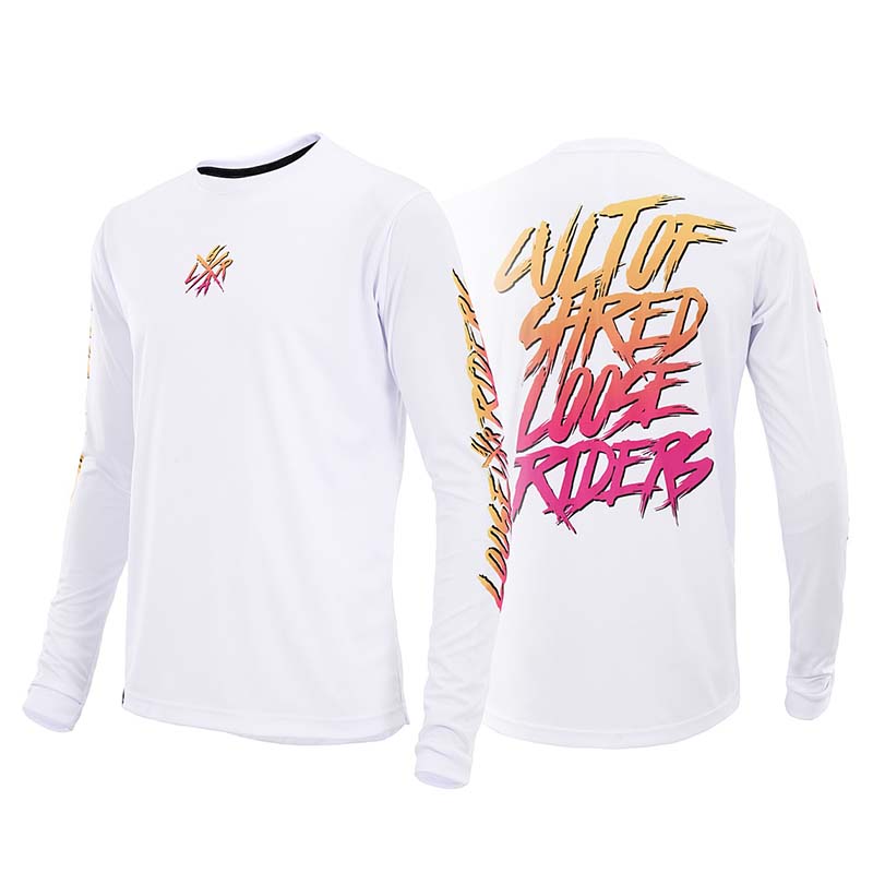 2023 ルーズライダーメンズ長袖ジャージ BMX エンデュ - Mountain Biking Long Sleeve Shirt のレビューと価格