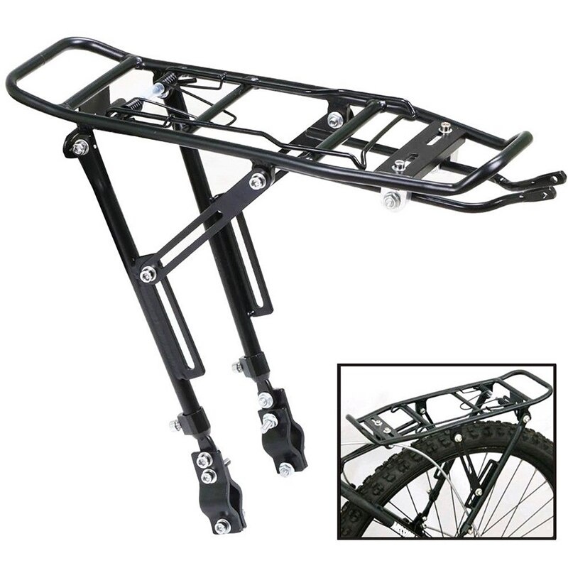 1PC 合金リア自転車ラックキャリアバッグ荷物サイクルマウン - Mountain Biking Bag のレビューと価格