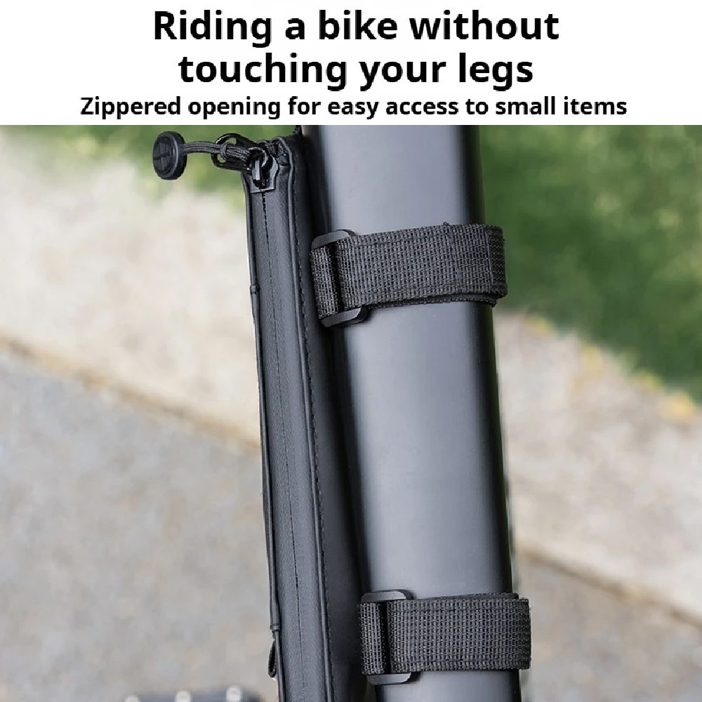 1 個の自転車ハンドルバーバッグ、フロントバイクフレームバッ - Mountain Biking Hip Pack のレビューと価格