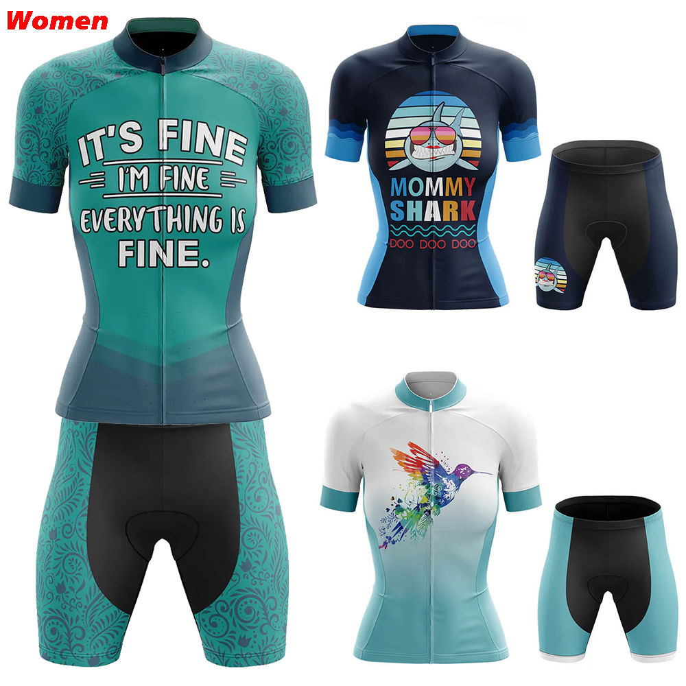 I'm Fine ポリエステル サイクリング ウェア ユニフ - Mountain Biking Outfits Women のレビューと価格