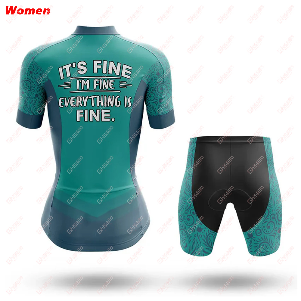 I'm Fine ポリエステル サイクリング ウェア ユニフ - Mountain Biking Outfits Women のレビューと価格