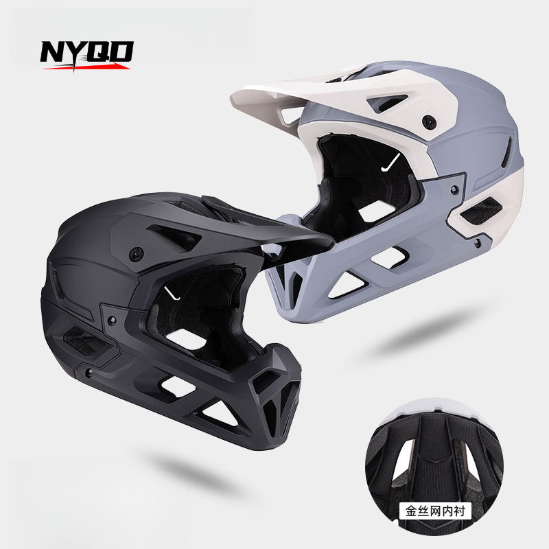大人用レーシングダウンヒルMTBヘルメット メンズ/レディー - Mountain Biking Full Face Helmet のレビューと価格