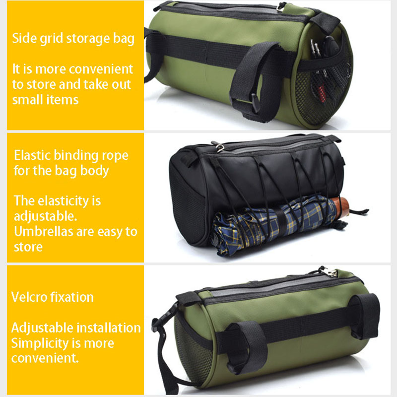 2L 5L バイクハンドルバーバッグ、自転車フロントバッグシ - Mountain Biking Hip Pack のレビューと価格