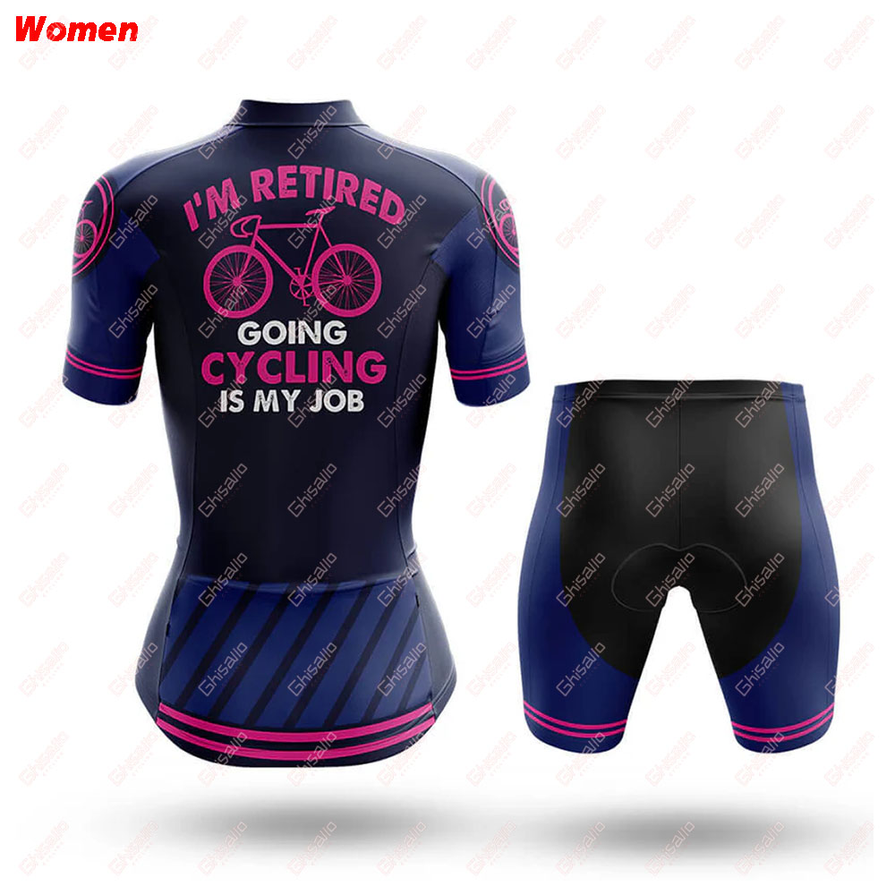 サイクリングは私の仕事ポリエステルサイクリング服ユニフォーム - Mountain Biking Outfits Women のレビューと価格