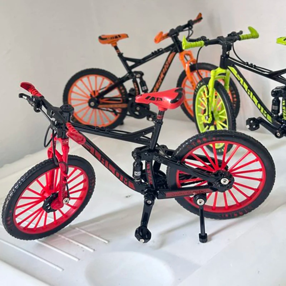 ミニフィンガーマウンテンバイクダイキャストモデル、合金自転車 - Mountain Biking Events のレビューと価格