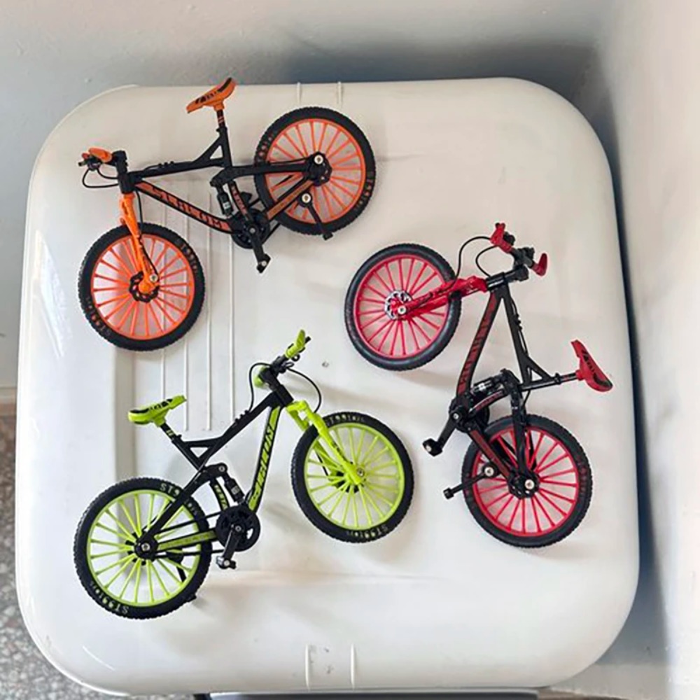 ミニフィンガーマウンテンバイクダイキャストモデル、合金自転車 - Mountain Biking Events のレビューと価格