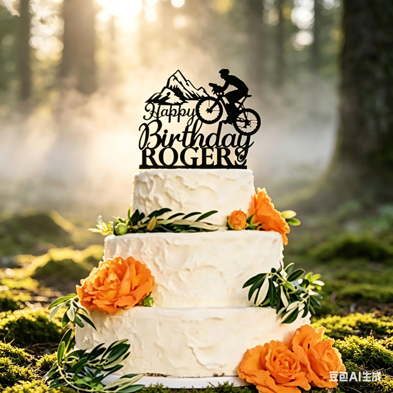 パーソナライズされたマウンテンバイクケーキトッパー スポーツ - Mountain Biking Events のレビューと価格