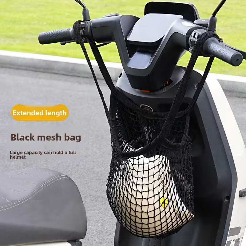 バイクヘルメット用ラゲッジネット、スクーター収納メッシュバッ - Mountain Biking Bag のレビューと価格