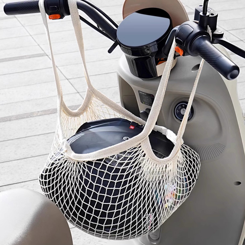 バイクヘルメット用ラゲッジネット、スクーター収納メッシュバッ - Mountain Biking Bag のレビューと価格