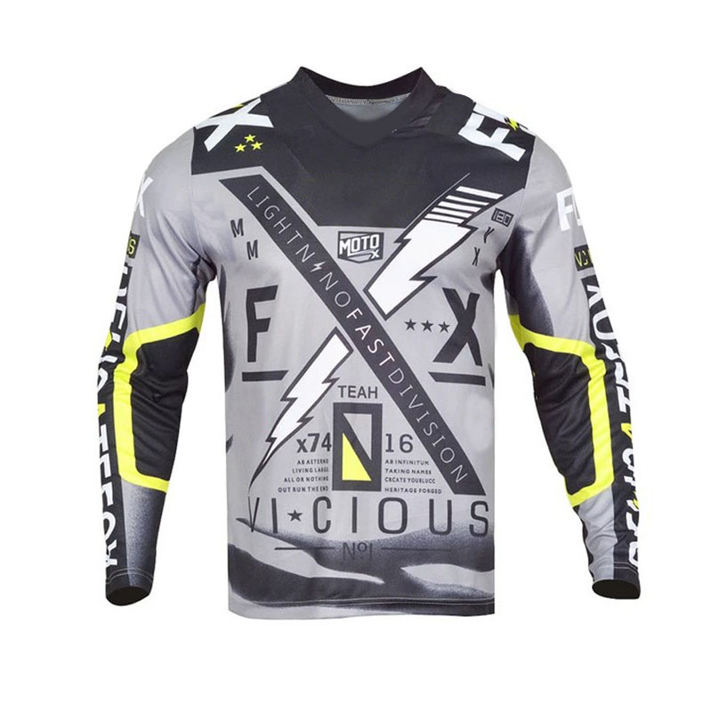 サイクリングジャージ FOFING メンズサイクリングジャー - Mountain Biking Long Sleeve Shirt のレビューと価格