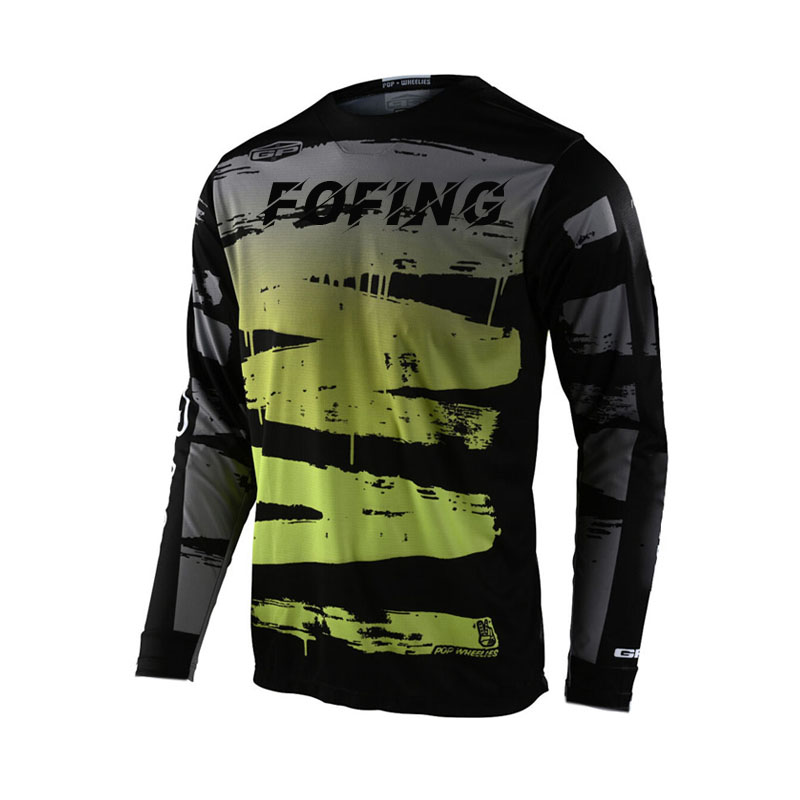 サイクリングジャージ FOFING メンズサイクリングジャー - Mountain Biking Long Sleeve Shirt のレビューと価格