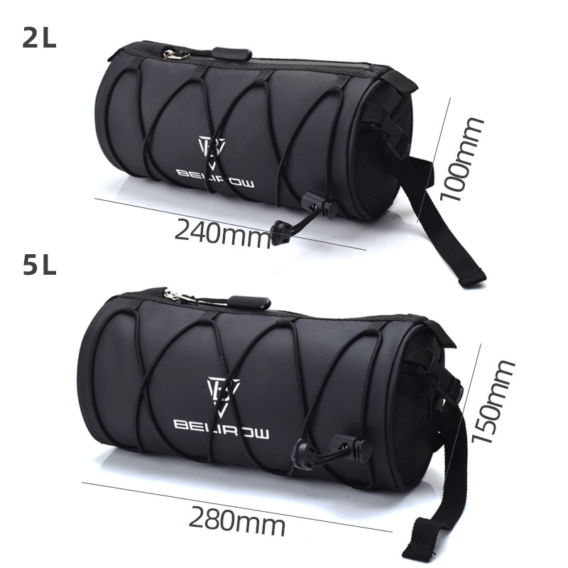 2L/5LBike ハンドルバーバッグ 防水レインカバー付き - Mountain Biking Hip Pack のレビューと価格