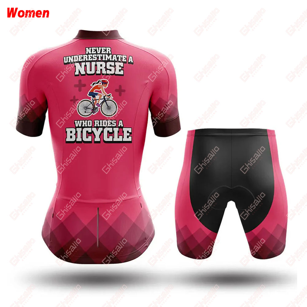 サイクリングナースポリエステルサイクリング服制服ジャージ女性 - Mountain Biking Outfits Women のレビューと価格