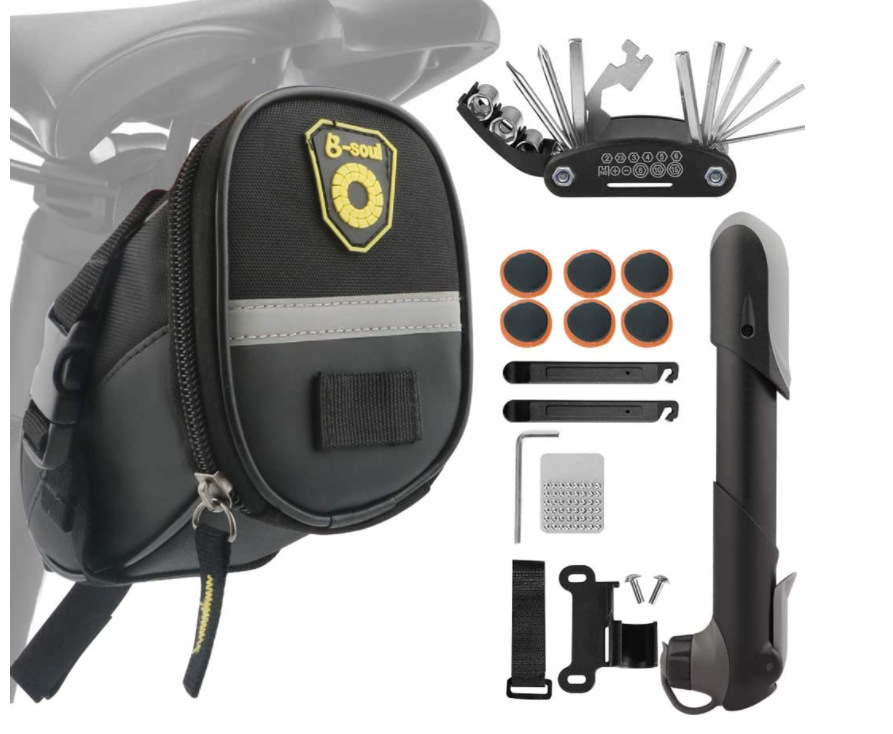 自転車リアシートバッグ、テールバッグ、タイヤ修理ツールセット - Mountain Biking Bag のレビューと価格